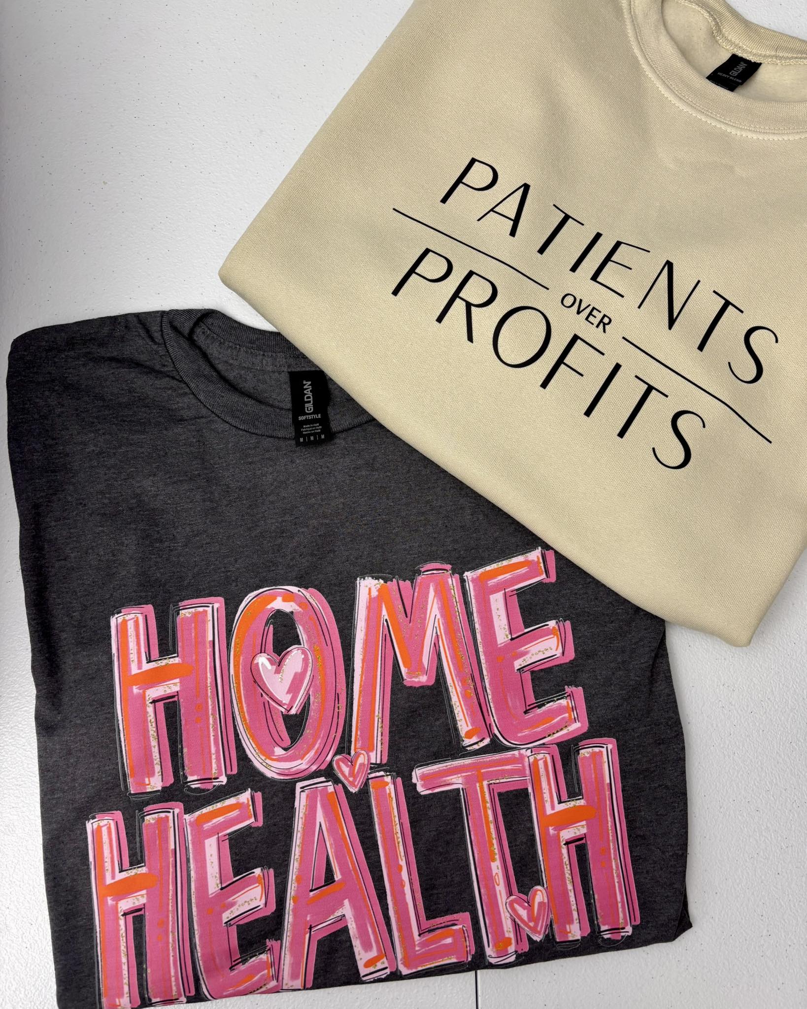 Department Shirt - Pink Lettering