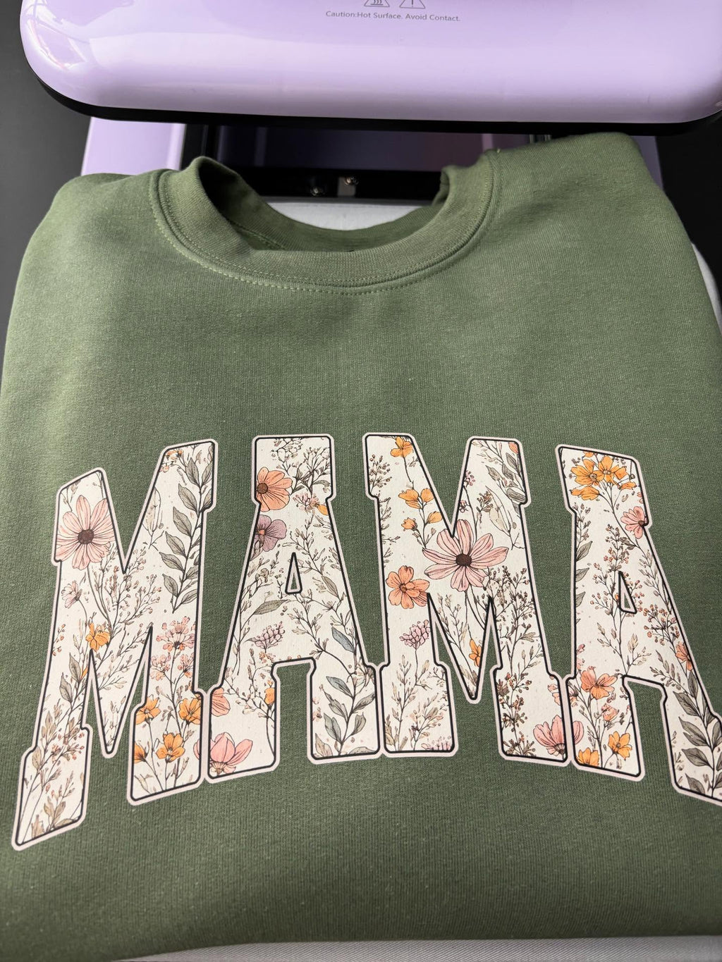 Mama/Grandma Floral Crewneck