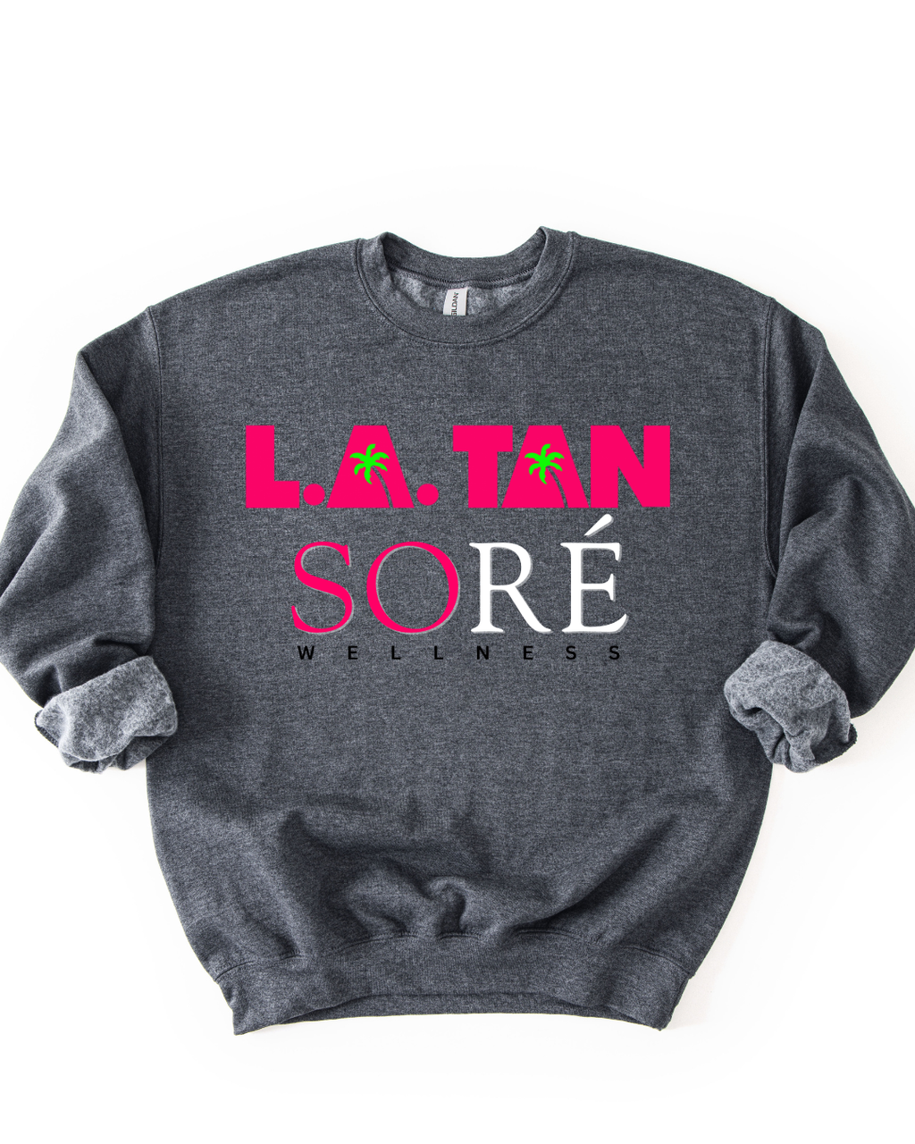 LA Tan and Sore Wellness Crewneck
