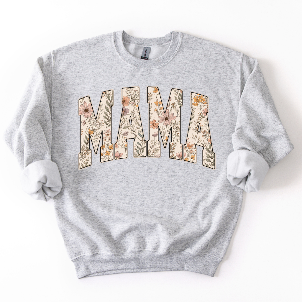 Mama/Grandma Floral Crewneck