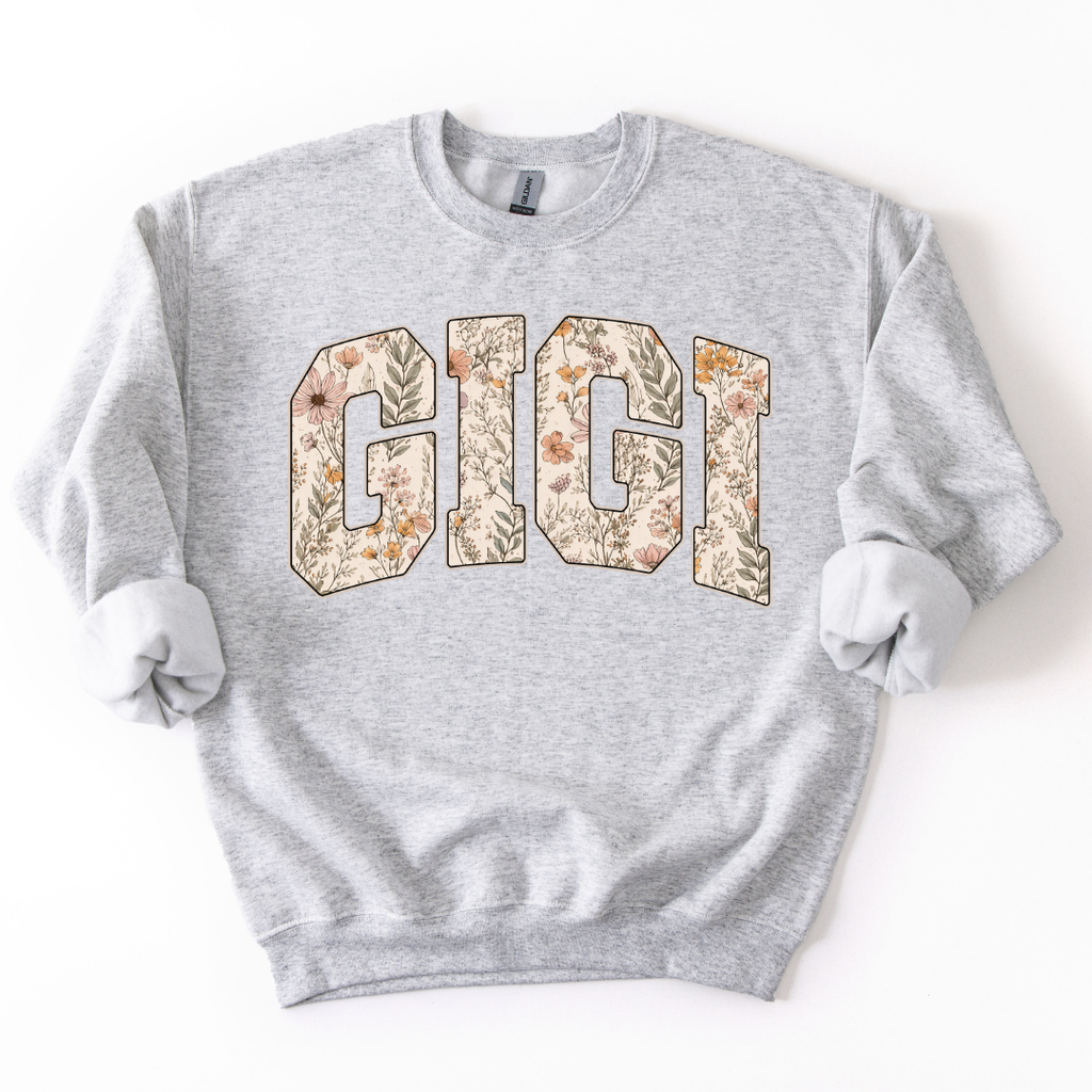 Mama/Grandma Floral Crewneck