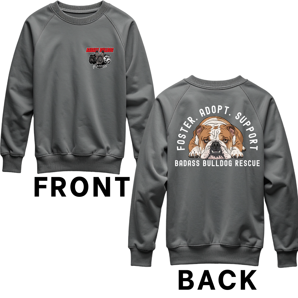 Foster Adopt Support BABR Crewneck