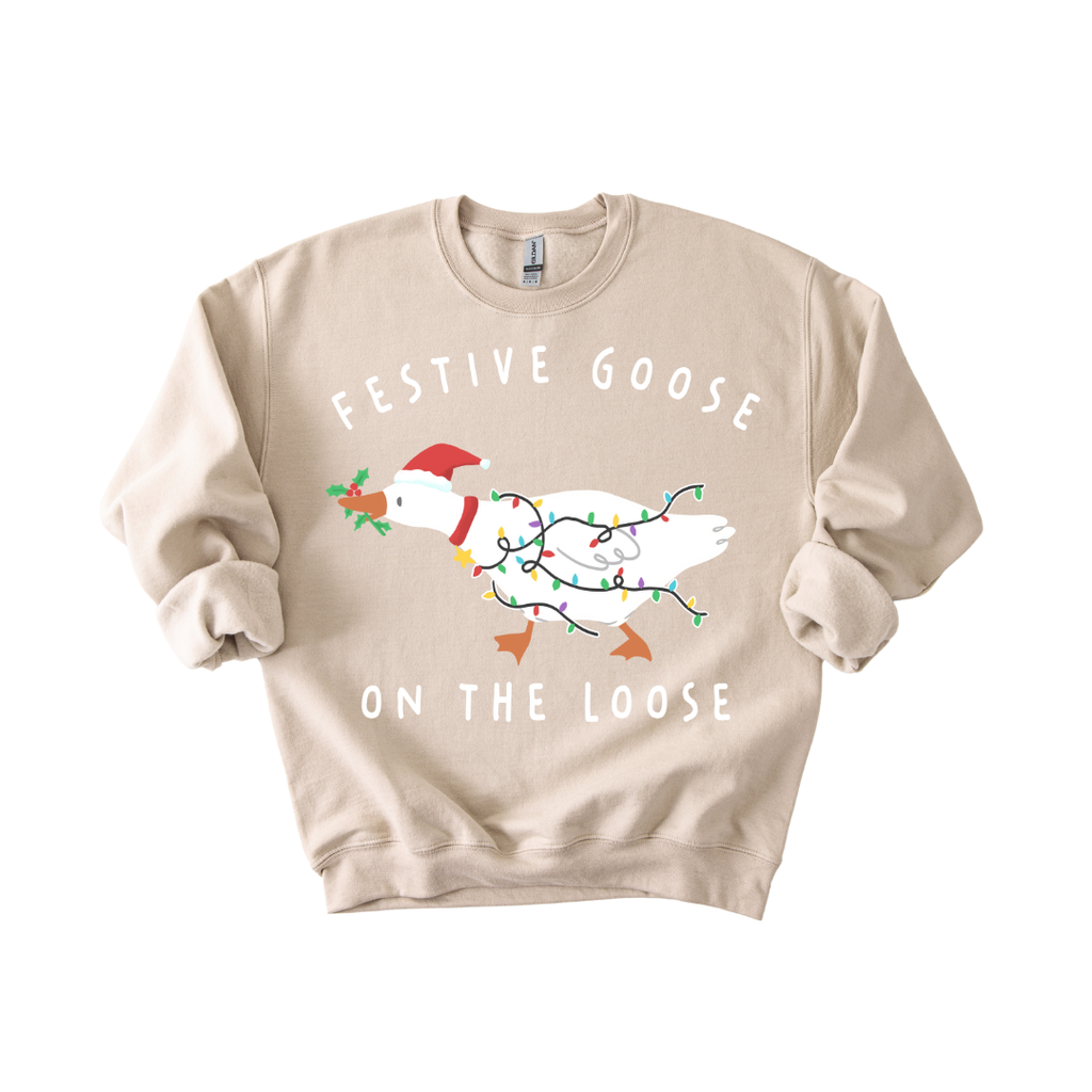 Festive Goose Crewneck