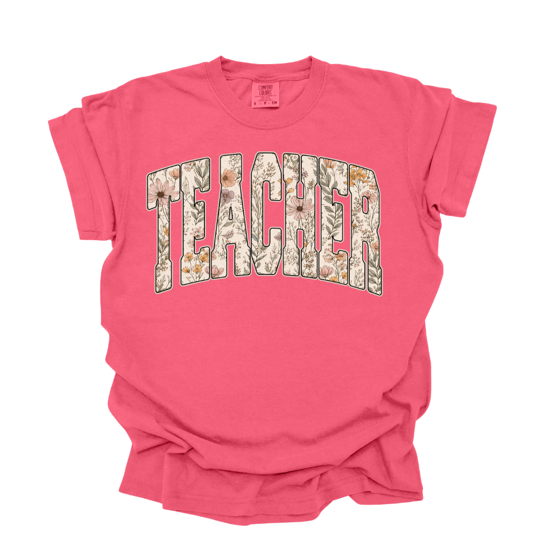 Teacher Shirt (Floral)